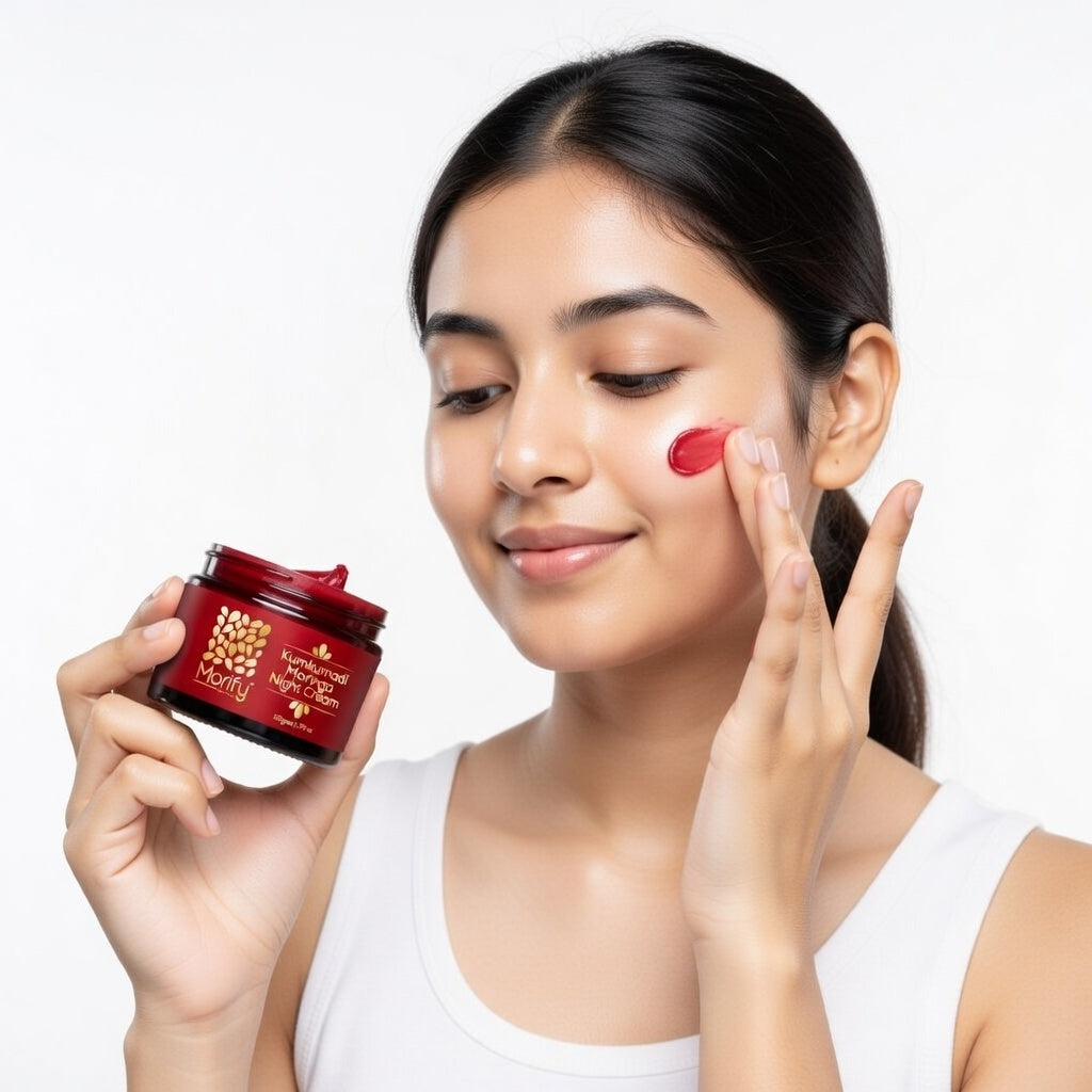 Morify kumkumadi moringa night cream